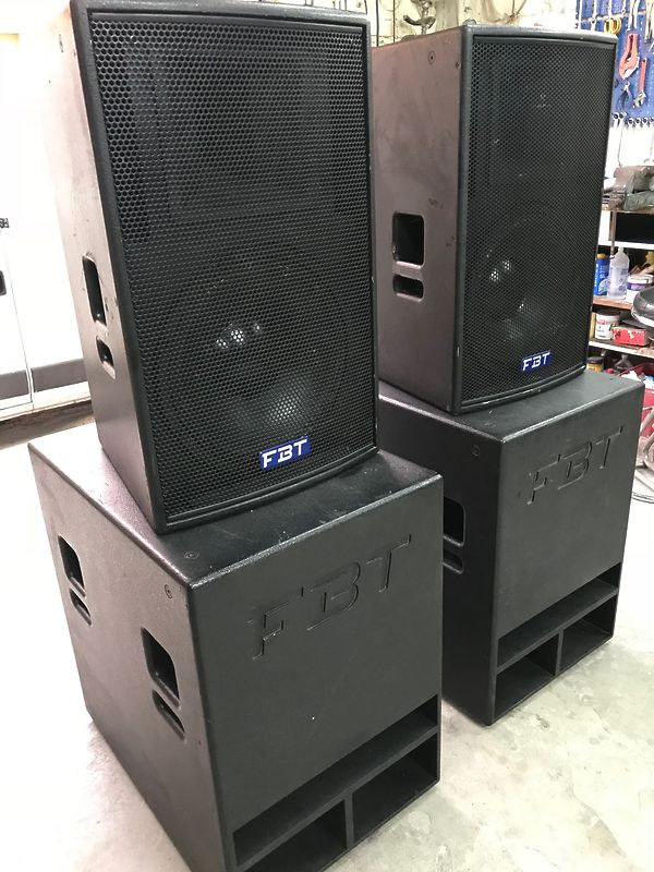 Noleggio Sistema Fane/One Systems 3600W (1600W su 2 teste, 2000W su 2 sub) a Milano